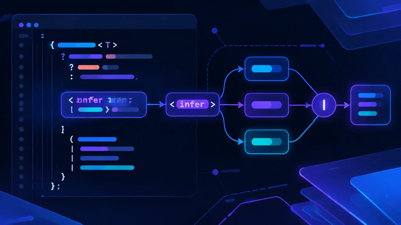 TypeScript 条件类型代码与类型分支示意