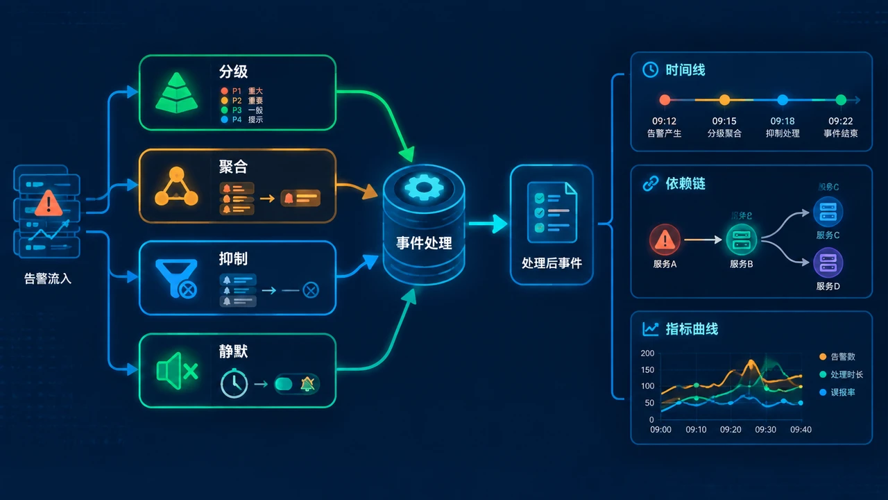 告警分级聚合抑制与静默的治理流程