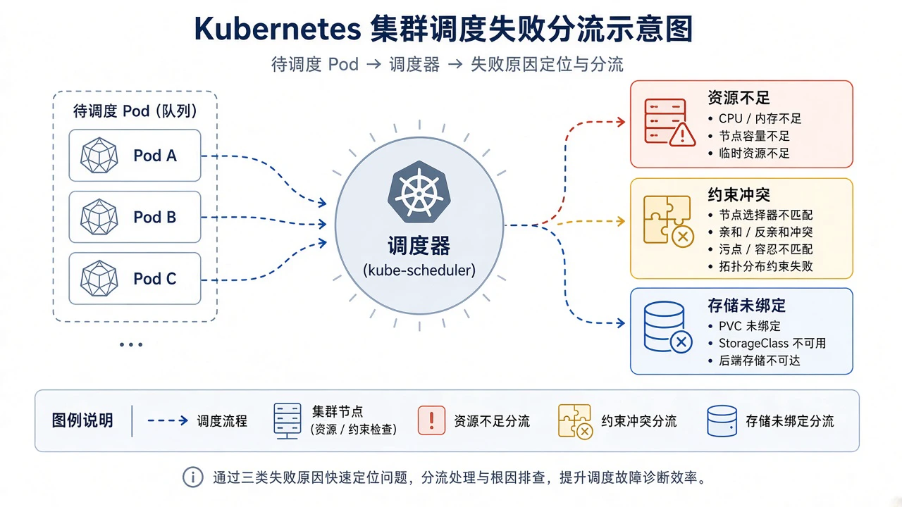 Kubernetes Pod 调度分流判断示意图